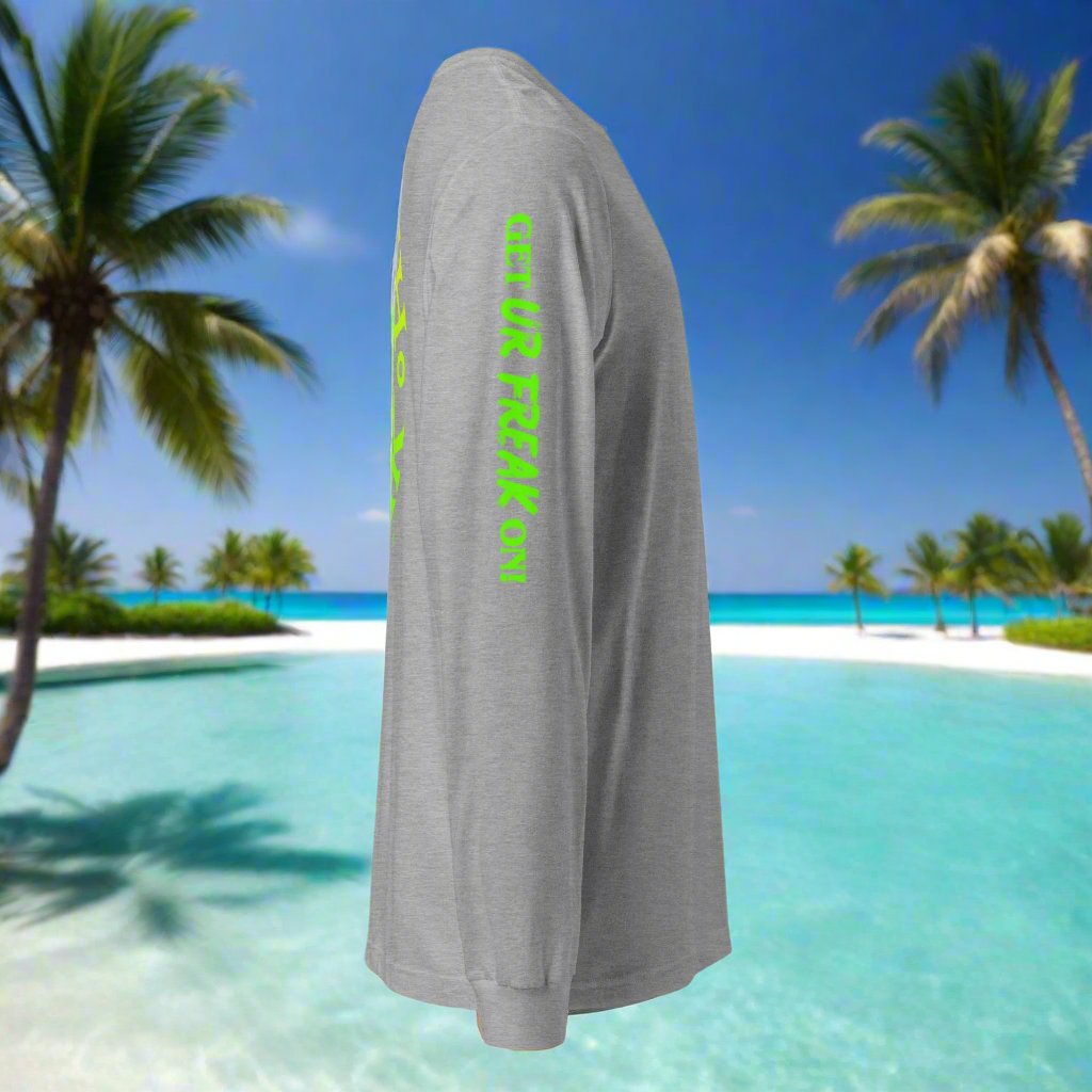 LIME & YELLOW BEACH FREAK© LONG SLEEVE TEE