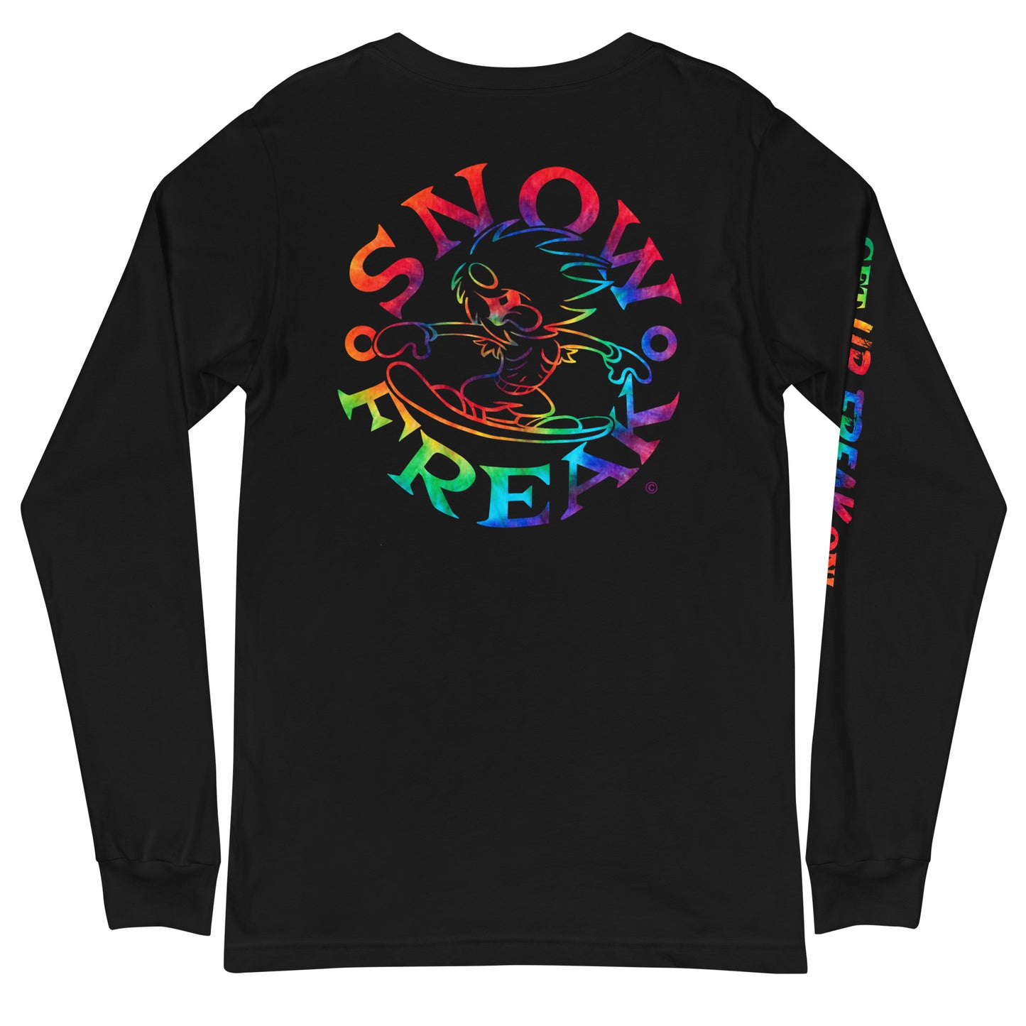 TIE-DYE SNOW FREAK© LONG SLEEVE TEE