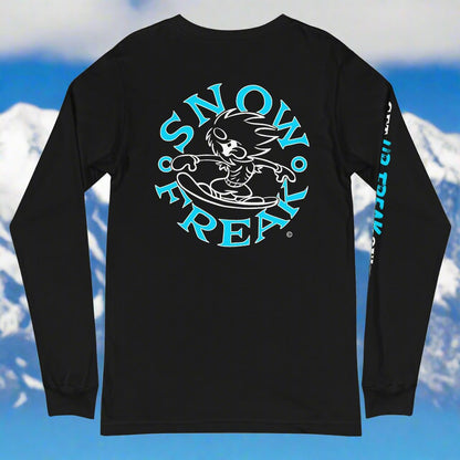 NEON BLUE SNOW FREAK© LONG SLEEVE TEE