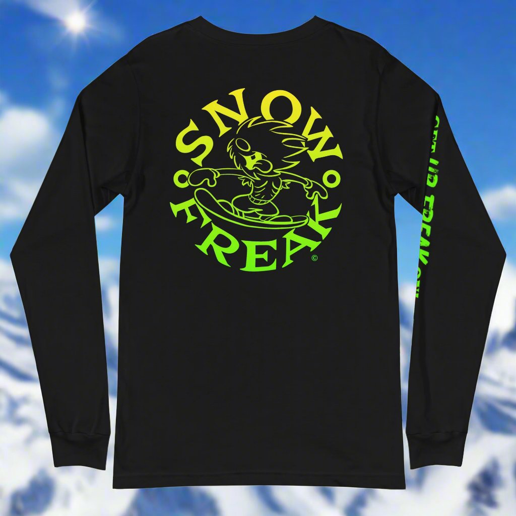 LIME & YELLOW SNOW FREAK© LONG SLEEVE TEE