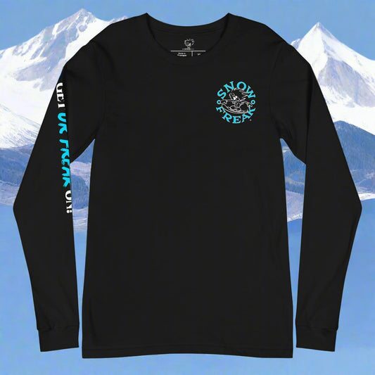 NEON BLUE SNOW FREAK© LONG SLEEVE TEE