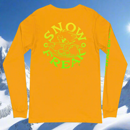LIME & YELLOW SNOW FREAK© LONG SLEEVE TEE