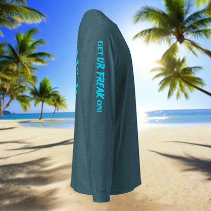 NEON BLUE BEACH FREAK© LONG SLEEVE TEE