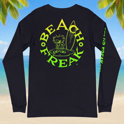 LIME & YELLOW BEACH FREAK© LONG SLEEVE TEE