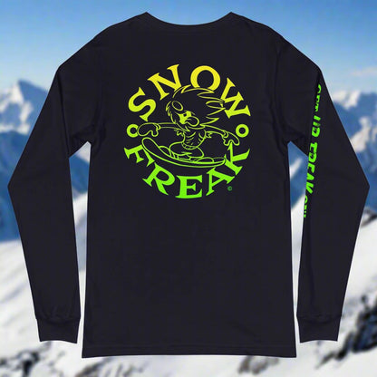 LIME & YELLOW SNOW FREAK© LONG SLEEVE TEE