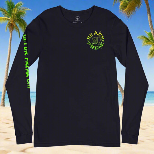 LIME & YELLOW BEACH FREAK© LONG SLEEVE TEE