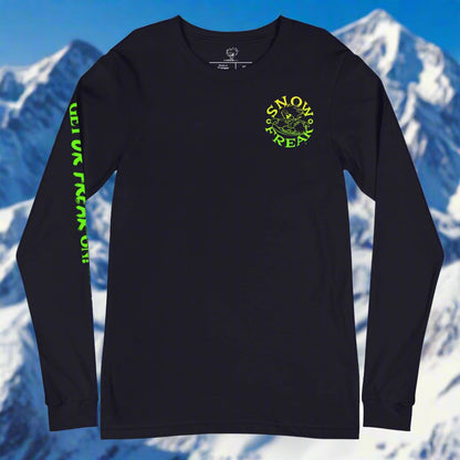 LIME & YELLOW SNOW FREAK© LONG SLEEVE TEE