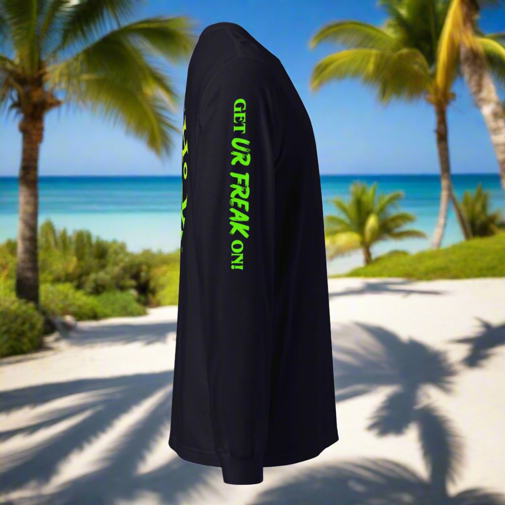 LIME & YELLOW BEACH FREAK© LONG SLEEVE TEE