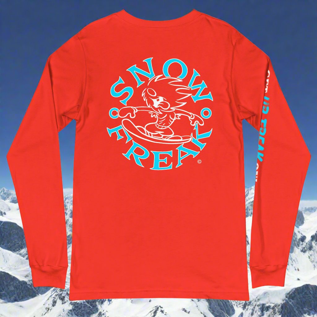 NEON BLUE SNOW FREAK© LONG SLEEVE TEE