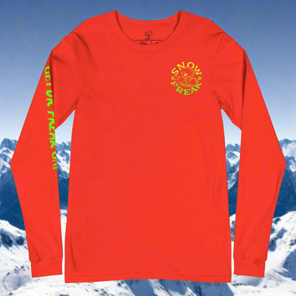 LIME & YELLOW SNOW FREAK© LONG SLEEVE TEE