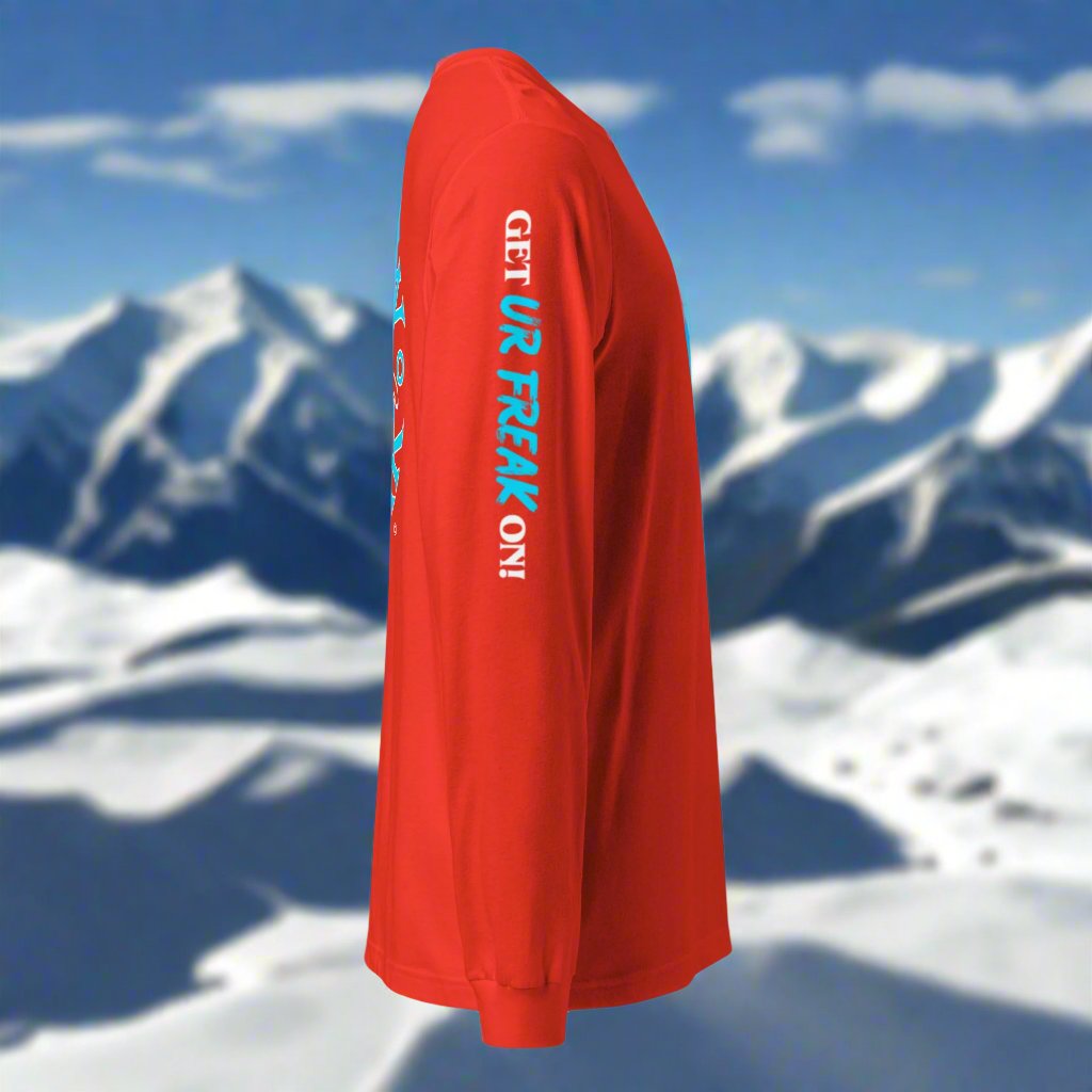 NEON BLUE SNOW FREAK© LONG SLEEVE TEE