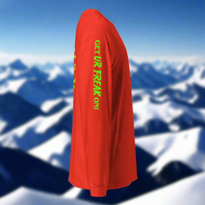 LIME & YELLOW SNOW FREAK© LONG SLEEVE TEE
