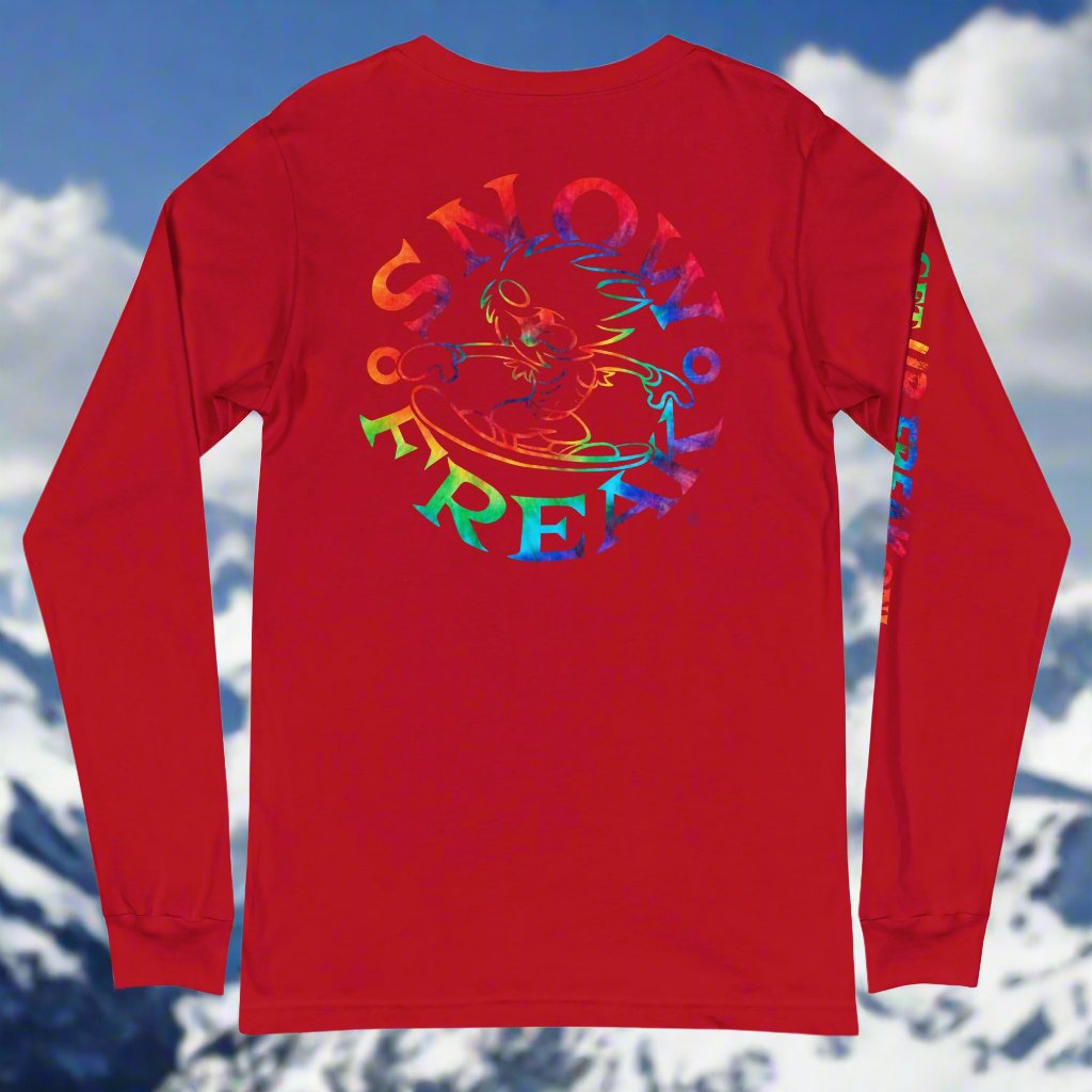 TIE-DYE SNOW FREAK© LONG SLEEVE TEE