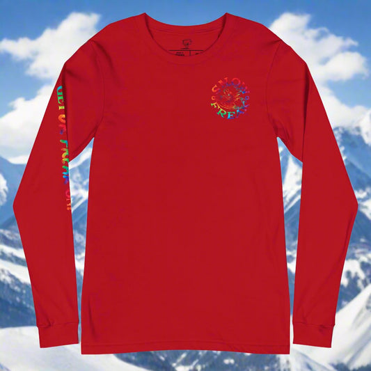 TIE-DYE SNOW FREAK© LONG SLEEVE TEE