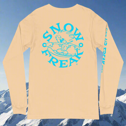 NEON BLUE SNOW FREAK© LONG SLEEVE TEE