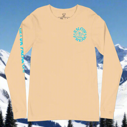NEON BLUE SNOW FREAK© LONG SLEEVE TEE