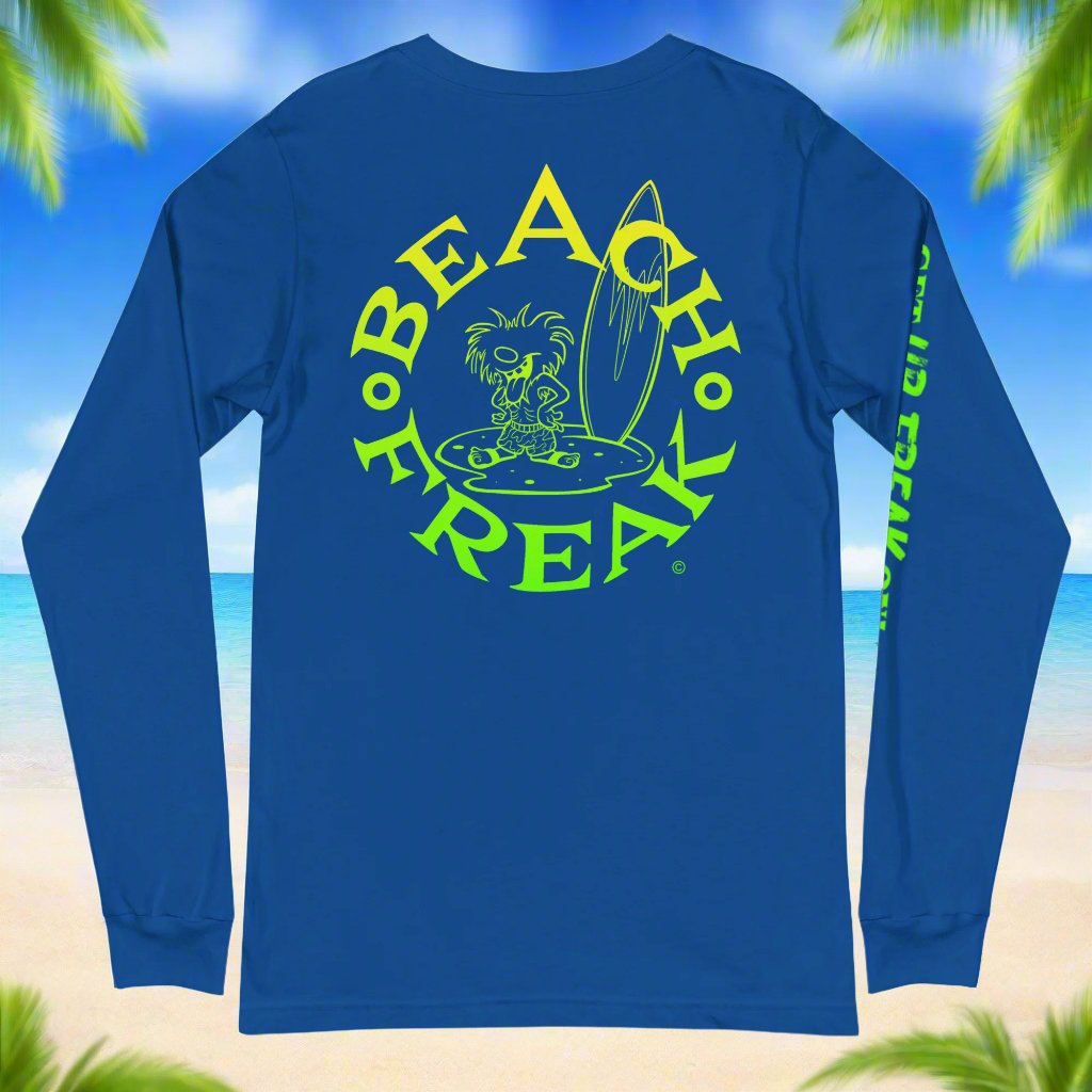 LIME & YELLOW BEACH FREAK© LONG SLEEVE TEE