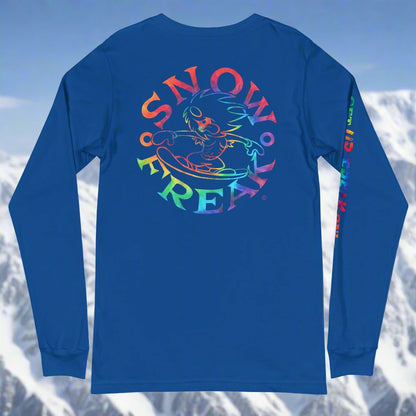 TIE-DYE SNOW FREAK© LONG SLEEVE TEE