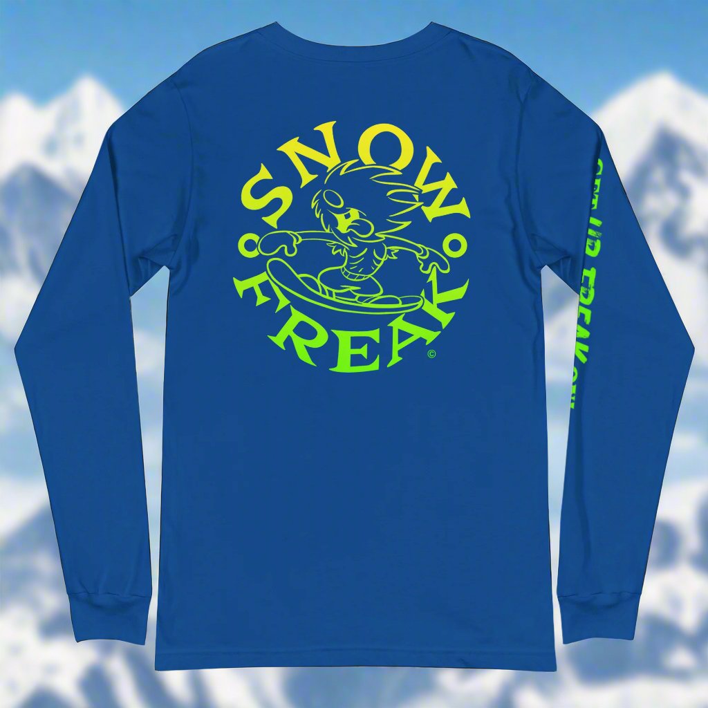 LIME & YELLOW SNOW FREAK© LONG SLEEVE TEE