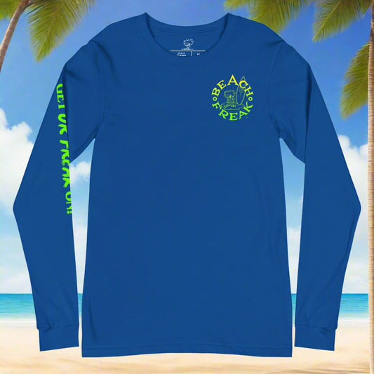 LIME & YELLOW BEACH FREAK© LONG SLEEVE TEE
