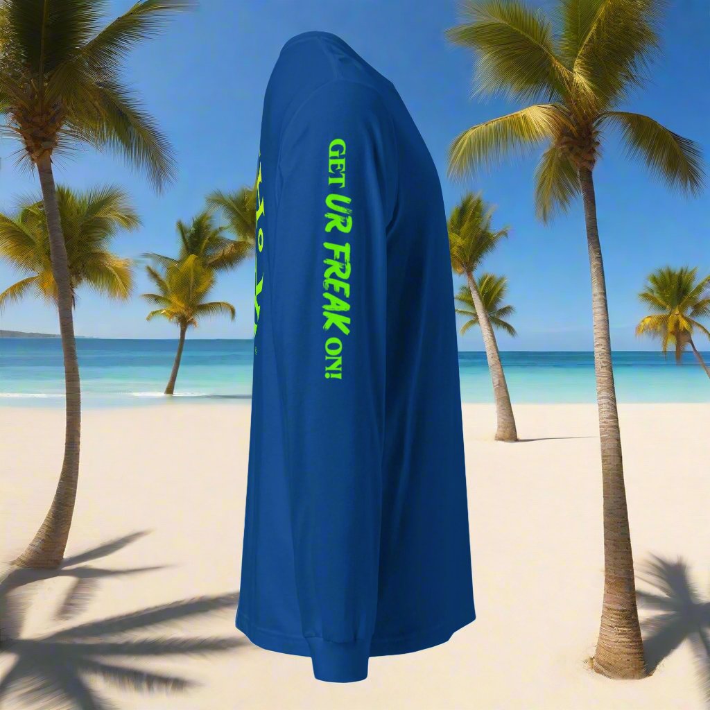 LIME & YELLOW BEACH FREAK© LONG SLEEVE TEE