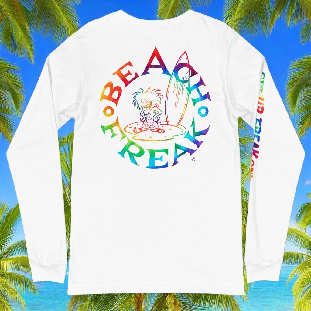 TIE-DYE BEACH FREAK© LONG SLEEVE TEE