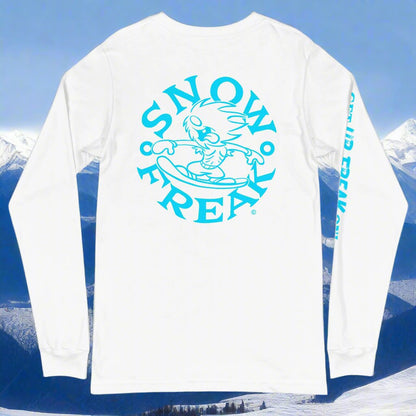 NEON BLUE SNOW FREAK© LONG SLEEVE TEE