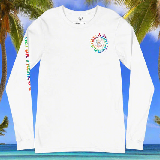 TIE-DYE BEACH FREAK© LONG SLEEVE TEE