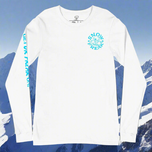 NEON BLUE SNOW FREAK© LONG SLEEVE TEE