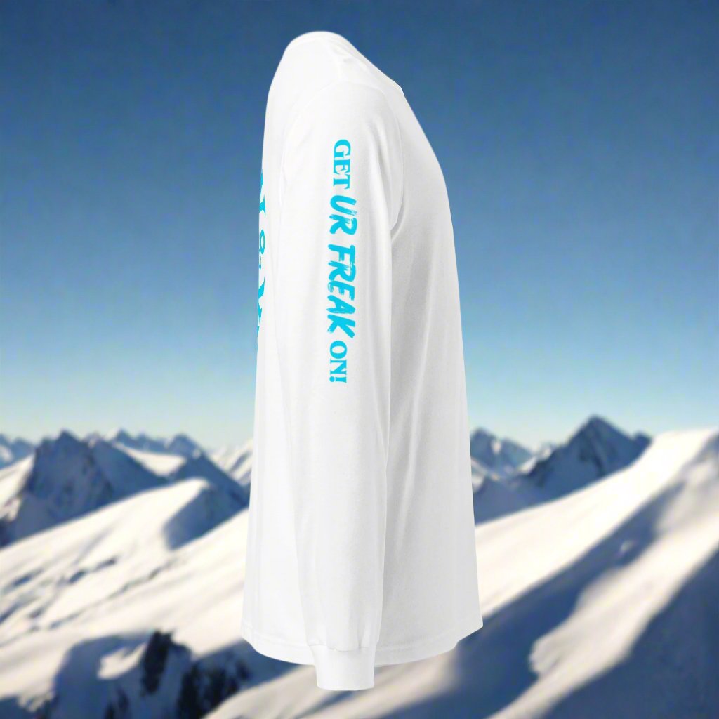 NEON BLUE SNOW FREAK© LONG SLEEVE TEE